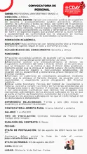 CONVOCATORIA PROFESIONAL JURIDICA