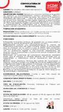 CONVOCATORIA PROFESIONAL JURIDICA GRADO 4