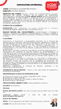 Convocatoria Control Interno