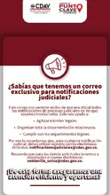 Pop up notificaciones judiciales